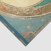 Art Nouveau Lady Fairy Alphonse Mucha Ephemera Seidenpapier (Ausschnitt)