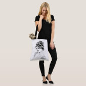 Art Nouveau Lady Fine Art Fabric Bag Tasche (Am Model)