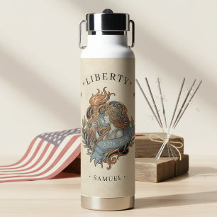 Art Nouveau Lady Liberty USA 250 Motiv ID1303 Trinkflasche