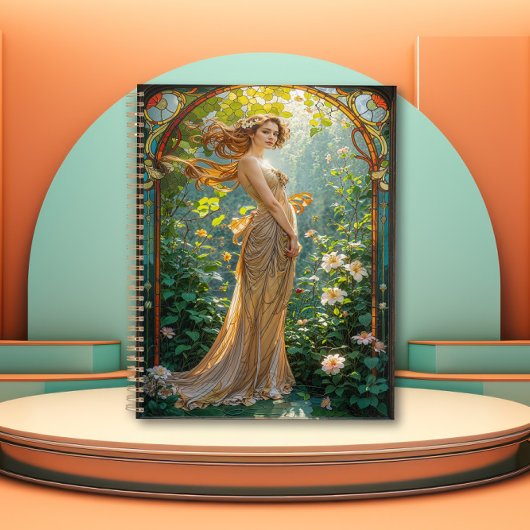 Art Nouveau Lady of the Lilies Planer