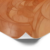 Art Nouveau Lady Poster (Ecke)