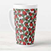 Art Nouveau Ladybug Insektenmuster Milchtasse (Linke Ecke)