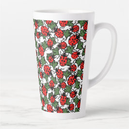 Art Nouveau Ladybug Insektenmuster Milchtasse