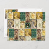 Art Nouveau Ladys Postcard Postkarte (Vorne/Hinten)