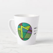 Art Nouveau Laguz Rune Latte Tasse - LIFE! (Linke Ecke)
