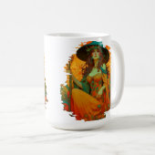 Art Nouveau Lammas Kaffeetasse (VorderseiteRechts)