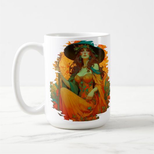Art Nouveau Lammas Kaffeetasse (Links)