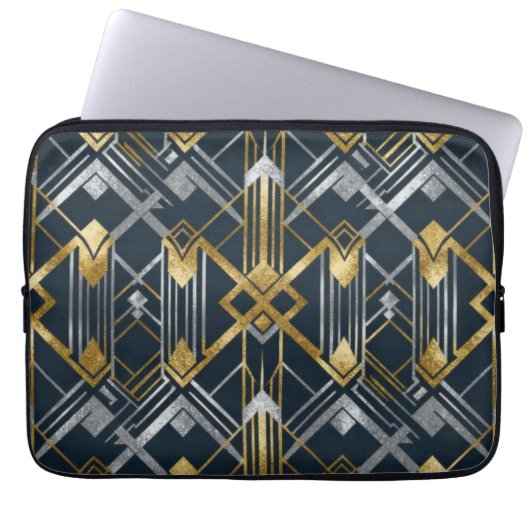 Art Nouveau Laptopschutzhülle (Vorderseite)