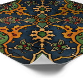 Art Nouveau l'Art Arabisch Poster (Ecke)