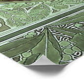 Art Nouveau Laurel von Alphonse Mucha Poster (Ecke)