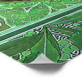 Art Nouveau Laurel von Alphonse Mucha Poster (Ecke)