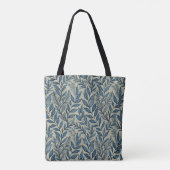 Art Nouveau Leaf Wallpaper Pattern Tasche (Rückseite)