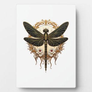 Art Nouveau Libelle Elegant Steampunk Fotoplatte