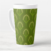 Art Nouveau Light Green Blume Milchtasse (Linke Ecke)