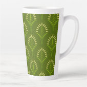 Art Nouveau Light Green Blume Milchtasse (Rechts)