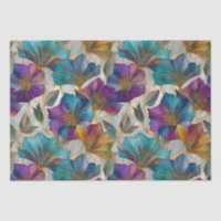 Art Nouveau lila clematis