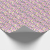 Art nouveau lilies geschenkpapier (Ecke)