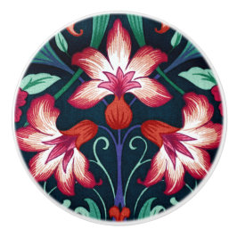 Art Nouveau Lilies Keramikknauf