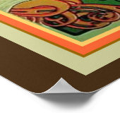 Art Nouveau Lindt Chocolat Cacao 13 x 19 Poster (Ecke)