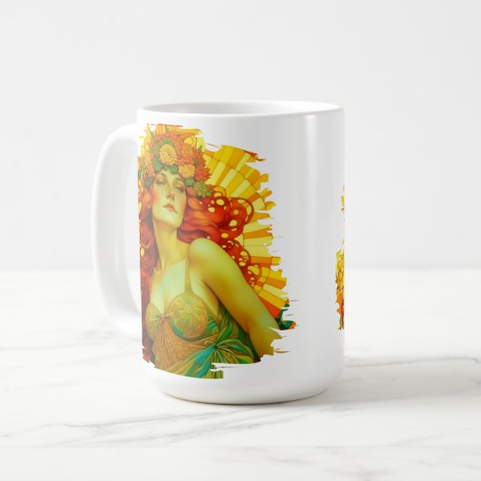 Art Nouveau Litha Kaffeetasse (Vorderseite Links)