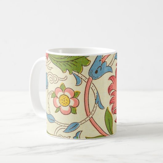 Art nouveau lodden pattern - William Morris Kaffeetasse (Vorderseite Links)