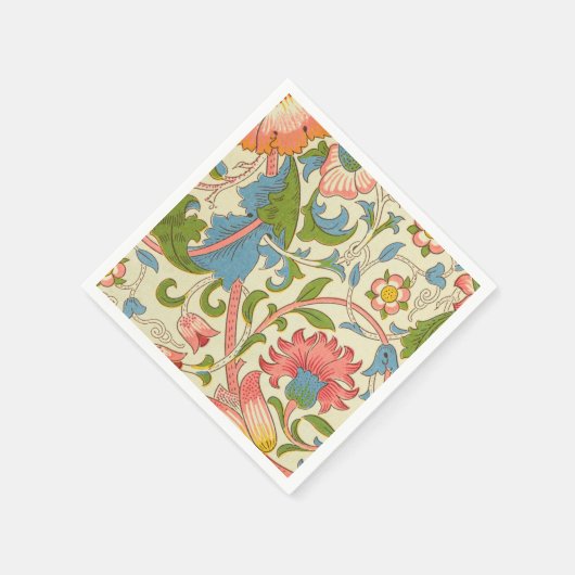 Art nouveau lodden pattern - William Morris Serviette (Ecke)