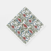 Art Nouveau Lotus Serviette (Ecke)