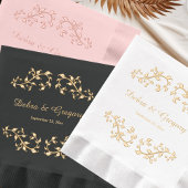 Art Nouveau Luxuriöse Hochzeit und jede Veranstalt Servietten Mit Folie