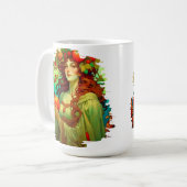 Art Nouveau Mabon Kaffeetasse (Vorderseite Links)