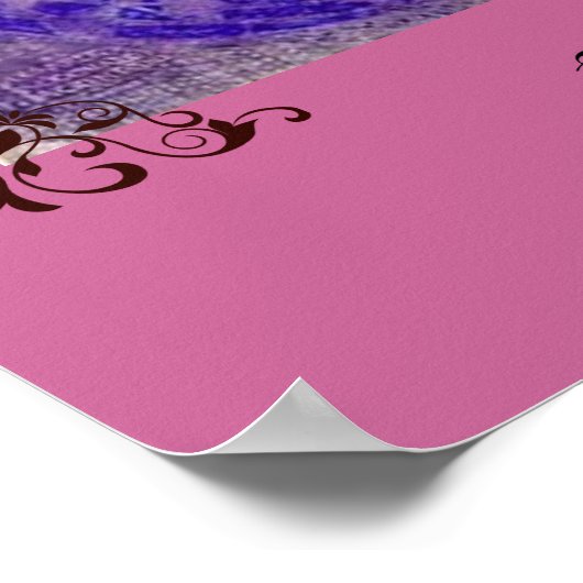 Art Nouveau MacDonald The Three Parumes 1912 Poster (Ecke)