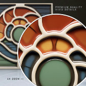 Art Nouveau Mackintosh Rose Ceramic Tile Fliese