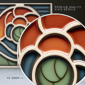 Art Nouveau Mackintosh Rose Ceramic Tile Fliese