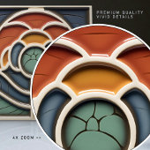 Art Nouveau Mackintosh Rose Ceramic Tile Fliese