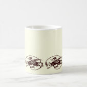 Art Nouveau Magic Dragon Design Kaffeetasse (Mittel)
