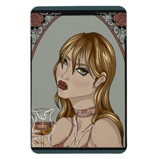 Art Nouveau Magnet (Vertikal)