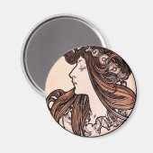 Art Nouveau Magnet (Vorderseite/Rückseite)