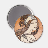 Art Nouveau Magnet (Vorderseite/Rückseite)