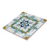 Art Nouveau Majolica Tile Pattern Fliese (Seite)