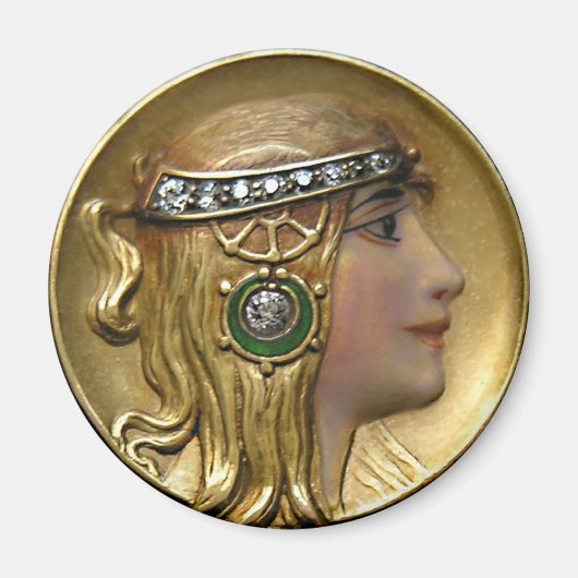 Art Nouveau Medallion Magnet (Vorne)