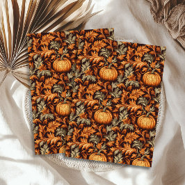 Art Nouveau Morris Fall terracotta Elfenbeinbraun Seidenpapier