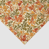 Art Nouveau Morris Herbst lebhafte Farben Blätter Seidenpapier (Detail)
