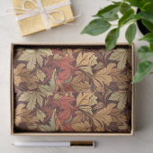 Art Nouveau Morris Herbstblätter orange Seidenpapier (Geschenk)