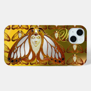 ART NOUVEAU MOTH FRAU GEM MONOGRAM Case-Mate iPhone HÜLLE