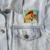 Art Nouveau - Mucha - Sommer Button (Beispiel)