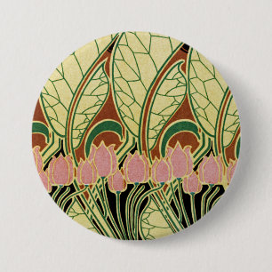 Art Nouveau Muster #1 Button