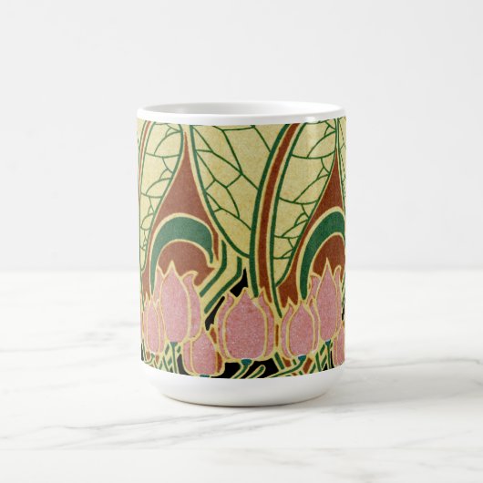 Art Nouveau Muster #1 Kaffeetasse (Mittel)