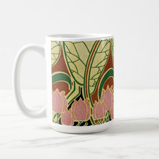 Art Nouveau Muster #1 Kaffeetasse (Links)