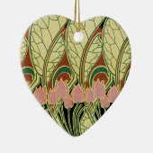Art Nouveau Muster #1 Keramik Ornament (Rechts)