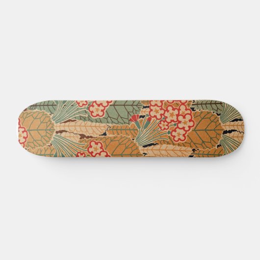 Art Nouveau Muster #1 Skateboard (Horizontal)
