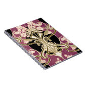 Art Nouveau Muster #2 Notizblock (Rechte Seite)